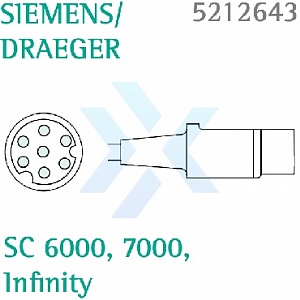 Кабель Комбитранс Siemens SC 6000, 7000, Infinity  от «ХайтекМед»