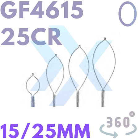 Петля для полипэктомии, овальная GF461525CR от «ХайтекМед»