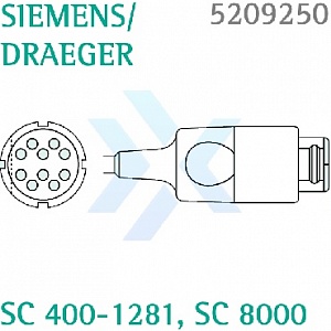 Кабель Комбитранс Siemens SC 400-1281, SC 8000 5 метров от «ХайтекМед»