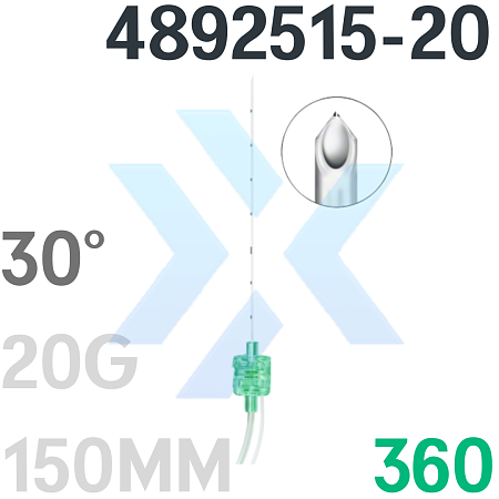Игла для проводниковой анестезии Стимуплекс Ультра 360 30° 20G 150 мм, B. Braun (Б. Браун) от «ХайтекМед»