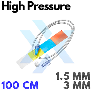 Линии инфузионные High Pressure Extension Line – внутренний диаметр 1,5 мм, внешний диаметр 3,0 мм, длина 100 см от «ХайтекМед»