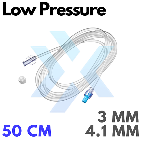 Линии инфузионные Low Pressure Extension Line – внутренний диаметр 3,0 мм, внешний диаметр 4,1 мм, длина 50 см от «ХайтекМед»