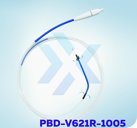 Предзаряженные двухслойные пластиковые стенты PBD-V621R-1005, совместимые с V – системой, с изогнутой проксимальной частью, 10 Fr. от «ХайтекМед»