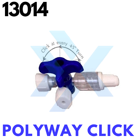 Коннектор инфузионный трехходовой Polyway Click от «ХайтекМед»