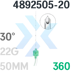 Игла для проводниковой анестезии Стимуплекс Ультра 360 30° 22G 50 мм, B. Braun (Б. Браун) от «ХайтекМед»