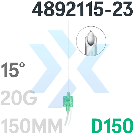 Игла Стимуплекс для проводниковой анестезии D150 15° 20G 150 мм, B. Braun (Б. Браун) от «ХайтекМед»