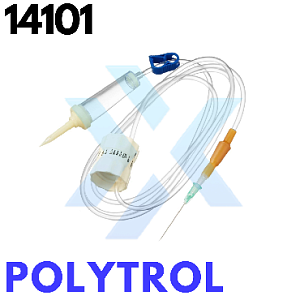 Набор для инфузии с регулятором потока Polytrol (Политрол), 150см.G 21 Без DEHP от «ХайтекМед»
