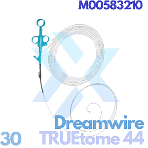 Сфинктеротом TRUEtome Dreamwire 44 с предзагруженным проводником 450 см, режущая струна 30 мм, диаметр кончика 1,47 мм. от «ХайтекМед»