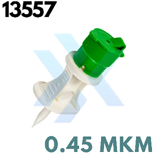 Фильтр-канюля аспирационная "ПолиСпайк-GСap", воздушный фильтр 0,45 мкм, цвет крышки- зеленый от «ХайтекМед»