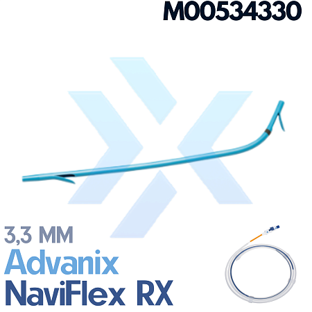 Стент Advanix билиарный с системой доставки NaviFlex, дуоденальный изгиб, диаметр 3,3 мм, расстояние между шипами 7 см от «ХайтекМед»