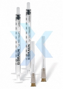 Инсулиновые шприцы с приложенными иглами Омнификс 100, B. Braun (Б. Браун) от «ХайтекМед»