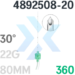 Игла для проводниковой анестезии Стимуплекс Ультра 360 30° 22G 80 мм, B. Braun (Б. Браун) от «ХайтекМед»