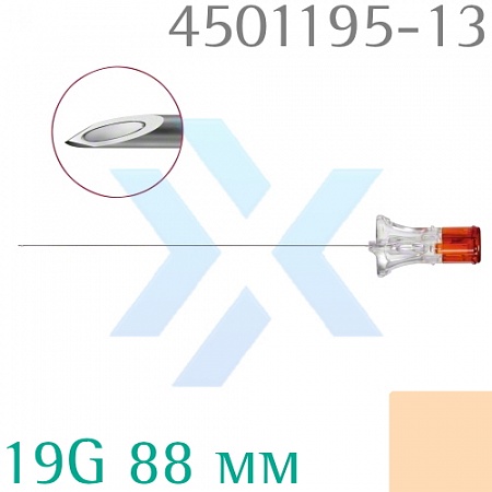 Иглы Спинокан со срезом Квинке для диагностической люмбальной пункции 19G 88 мм от «ХайтекМед»