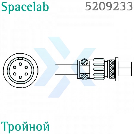 Кабель Комбитранс Spacelab, тройной от «ХайтекМед»