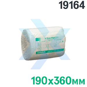 Салфетки флисовые в рулоне №100 (190х360мм) 6 рулонов в упаковке, B. Braun (Б. Браун) от «ХайтекМед»