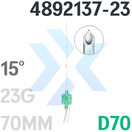 Игла Стимуплекс для проводниковой анестезии D070 15° 23G 70 мм, B. Braun (Б. Браун) от «ХайтекМед»