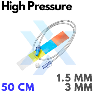 Линии инфузионные High Pressure Extension Line – внутренний диаметр 1,5 мм, внешний диаметр 3,0 мм, длина 50 см от «ХайтекМед»