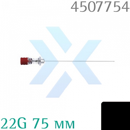 Иглы Спинокан со срезом Квинке для спинальной анестезии, классический павильон, 22G 75 мм от «ХайтекМед»