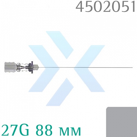 Иглы Пенкан с карандашной заточкой для спинальной анестезии, классический павильон, 27G 88 мм с проводниковой иглой от «ХайтекМед»