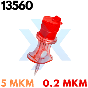 Фильтр-канюля аспирационная "Полиспайк-RBСap". воздушный фильтр 0,2 мкм, гидрофобный фильтр 5 мкм, Цвет крышки- красный от «ХайтекМед»