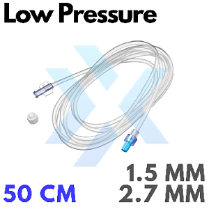 Линии инфузионные Low Pressure Extension Line – внутренний диаметр 1,5 мм, внешний диаметр 2,7 мм, длина 50 см от «ХайтекМед»