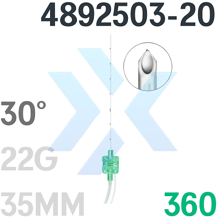 Игла для проводниковой анестезии Стимуплекс Ультра 360 30° 22G 35 мм, B. Braun (Б. Браун) от «ХайтекМед»