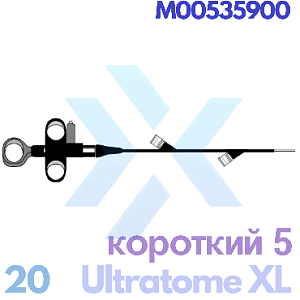 Сфинктеротом Ultratome XL с коротким кончиком, трехпросветный, режущая струна 20 мм, диаметр кончика 1,83 мм, длина кончика 5 мм. от «ХайтекМед»