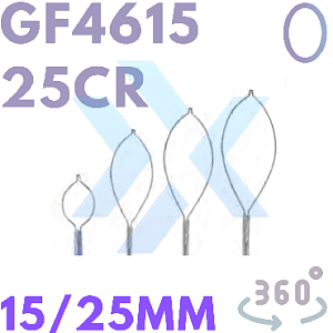 Петля для полипэктомии, овальная GF461525CR от «ХайтекМед»