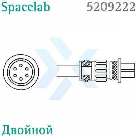 Кабель Комбитранс Spacelab, двойной  от «ХайтекМед»