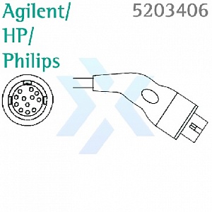 Кабель Комбитранс Agilent/HP/Philips от «ХайтекМед»