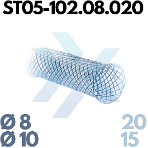 Трахеобронхиальный стент, прямой, частично покрытый ST05-102.08.020 от «ХайтекМед»