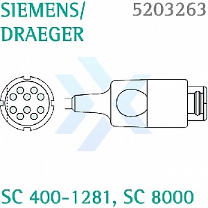 Кабель Комбитранс Siemens SC 400-1281, SC 8000 от «ХайтекМед»