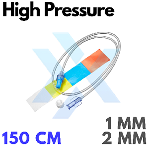 Линии инфузионные High Pressure Extension Line – внутренний диаметр 1 мм, внешний диаметр 2 мм, длина 150 см от «ХайтекМед»
