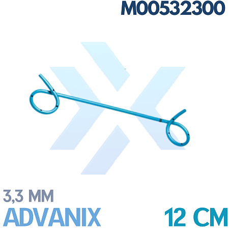 Стент Advanix билиарный пластиковый, двойной пигтейл, диаметр 3,3 мм, расстояние между пигтейлами 12 см от «ХайтекМед»