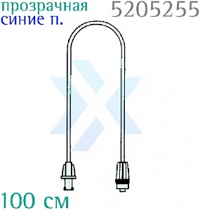 Прозрачная линия c синими полосками Комбидин (ПВХ), 100 см от «ХайтекМед»