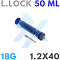 Шприц 50 мл с иглой 1,2х40мм (18Gх1 1/2") luer lock от «ХайтекМед»