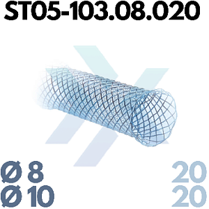 Трахеобронхиальный стент, прямой, полностью покрытый ST05-103.08.020 от «ХайтекМед»