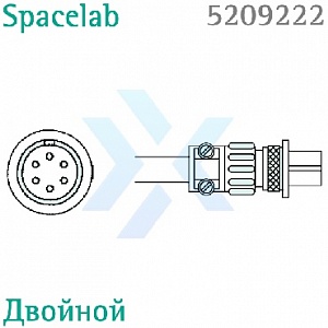 Кабель Комбитранс Spacelab, двойной  от «ХайтекМед»
