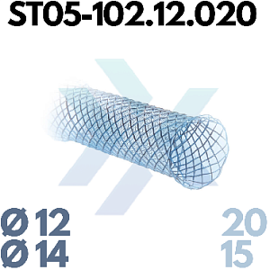 Трахеобронхиальный стент, прямой, частично покрытый ST05-102.12.020 от «ХайтекМед»