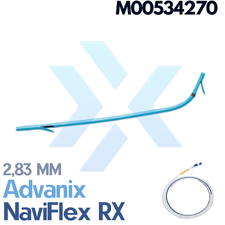 Стент Advanix билиарный с системой доставки NaviFlex, дуоденальный изгиб, диаметр 2,83 мм, расстояние между шипами 7 см от «ХайтекМед»